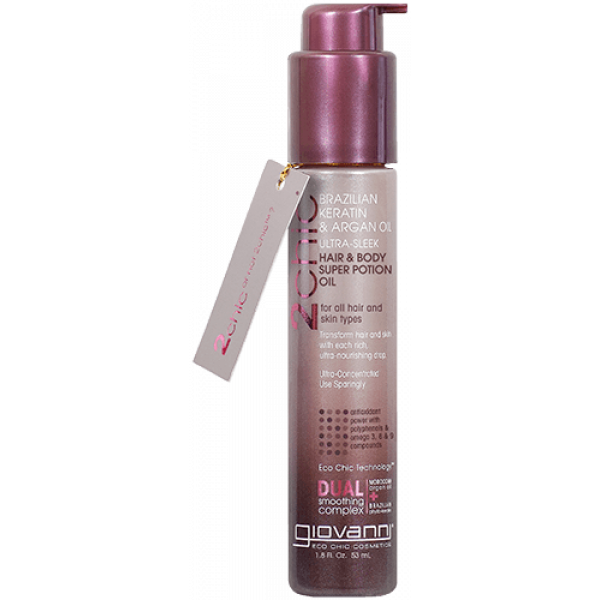 GC - 2chic® Ultra-Sleek Hair & Body Super Potion with Brazilian Keratin & Argan Oil 53 ml