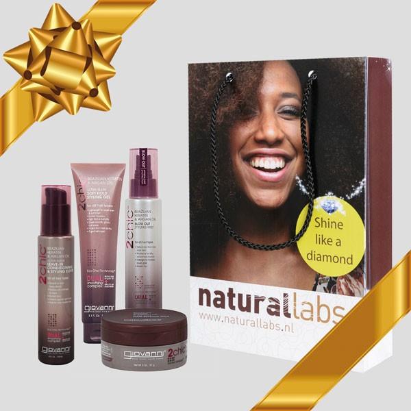GC - 2chic - Ultra-Sleek Geschenkset with Brazilian Keratin & Argan Oil