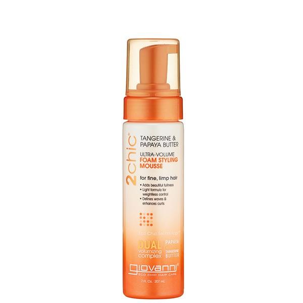 GC - 2chic - Ultra-Volume Foam Styling Mousse with Tangerine & Papaya Butter 207 ml