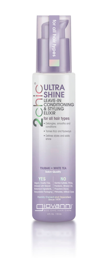 GC - 2chic - Ultra-Shine Leave-In Conditioning & Styling Elixir with Tsubaki & White Tea 118 ml