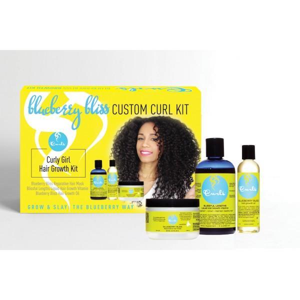 Curls Blueberry Bliss Custom Curl Curly Girl Hair Growth Kit