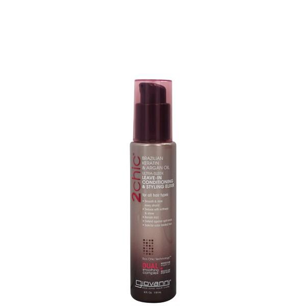 GC - 2chic - Ultra-Sleek Leave-In Conditioning & Styling Elixir with Brazilian Keratin & Argan Oil 118 ml