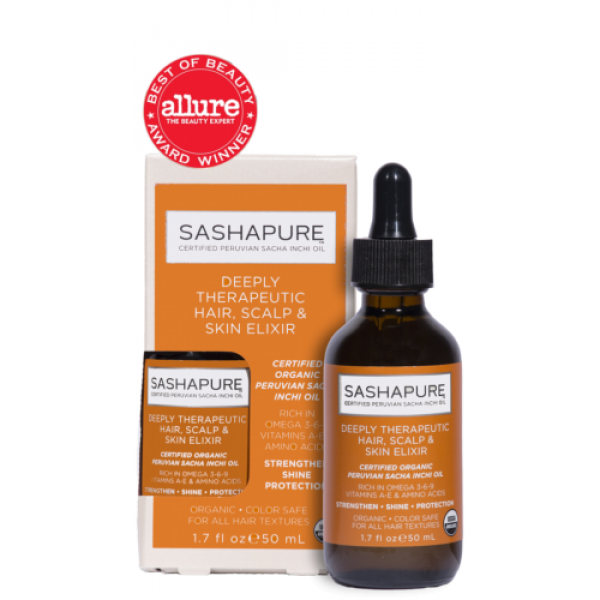 Sashapure Deeply Therapeutic Hair, Scalp & Skin Elixir 50 ml