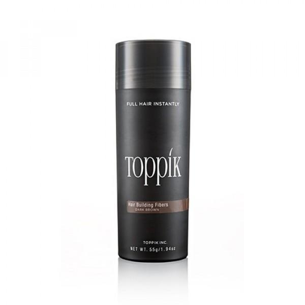 Toppik Hair Building Fibers - donkerbruin 55 gram